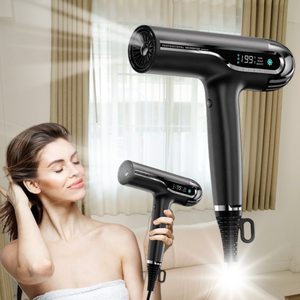 NUEVO Secador de Pelo Iónico Plegable de Alta Velocidad con Motor DLDC de 110000 RPM, Secador de Pelo Aniónico Inteligente 3030 Inalámbrico NUEVO Plegable de Alta Velocidad Iónico - Product Image 2