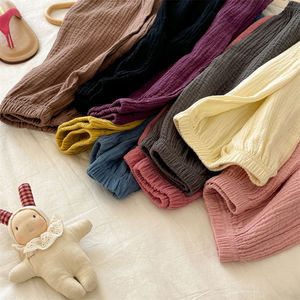 Thin Lantern Pants For Baby Unisex Breathable Harem Pants Summer Air Conditioning Pants With Label And Tags - Product Image 4