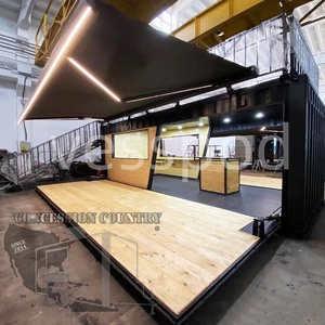 Contenedor de Envío para <span class=keywords><strong>Restaurante</strong></span> de Comida Rápida, 20 pies/40 pies, Bar, Cafetería, Diseño Moderno Transpirable, Estructura de Acero, 3 Años de Garantía - Product Image 2