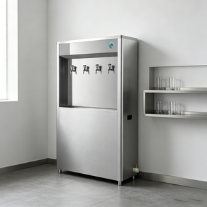 Distributeur d'eau chaude et froide autonome en acier inoxydable grande capacité à 4 robinets pour usage domestique, hôtelier et extérieur, eau chaude instantanée - Product Image 5