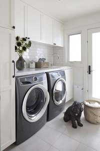 Modern Minimalist Light Luxury High-end Customized Design Laundry Room Cabinet <b>Vanities</b> for Villa - Product Image 3