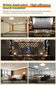 Haina Eco-Friendly Glass Wool Fiberglass Sheet for <strong>Drywall</strong> <strong>Acoustic</strong> Filler/Sandwich Panel <strong>Insulation</strong> 50mm Thickness - Product Image 5