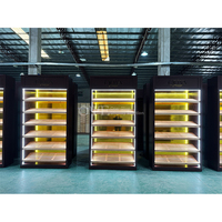 Armoire à cigares en bois de cèdre d'Espagne, humidor et casiers personnalisés pour cigares
