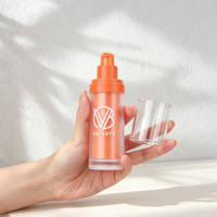 Flacon cosmétique en plastique sans air personnalisé en usine, 30 ml, 50 ml, pour crème et essence de soin personnel