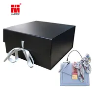 Large Luxury Custom Foldable Magnetic Handbag Gift Box