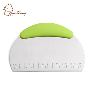 Utensilios de cocina para hornear, raspador de pastelería de acero inoxidable, cortador de masa con escala de medición - Product Image 3