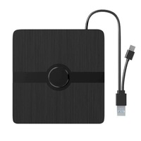 External Combo Drive Optical Drives Portable DVD+RW USB 3.0 Type-C Interface Tray Type 2MB Cache DVD Burner Laptop/PC/Desktop