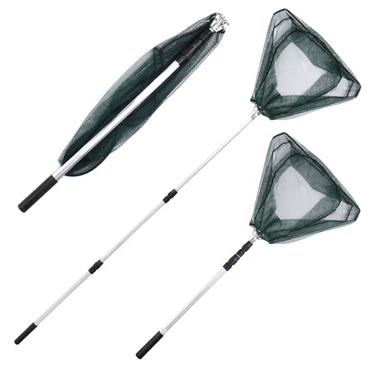 Fishing Landing Net With Telescoping Pole Handle, Fishing Net Freshwater  for Kids Men Women, Extend to 40-63 Inches| Alibaba.com
