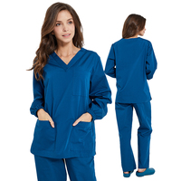 Tenues médicales ANNO, ensembles de blouses et pantalons multi-poches avec logo personnalisé pour les professionnels de l'hôpital et de la soins infirmiers