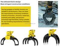 Moteur composant essentiel pour grappins forestiers et forestiers agricoles, pour la manutention du bois, neuf pour excavatrices de 10 à 20 tonnes, garantie 1 an