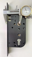 Poignée de porte longue la plus populaire en Afrique avec corps de serrure 70*50, cylindre à mortaise 60mm 70mm, serrure de porte en aluminium et fer