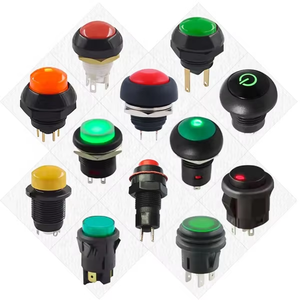 Wintai-tech Sakelar Tombol Tekan Mini PBS-110, Tombol Tekan Sepeda Motor 2 Pin - Product Image 6