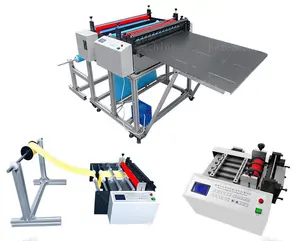 Automatic Pvc Film Paper Roll To Sheet Cutter Machine Plastic Bag Heat Sealing Cutting Machines