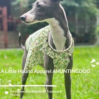 Robe d'été courte à fleurs pour lévrier italien, tissu léger tout en coton, vêtements pour whippet
