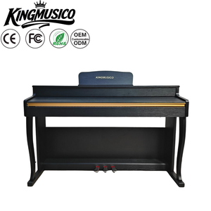 Piano Digital Profesional de 88 Teclas Contrapesadas con Funciones de Doble Teclado/División/Metrónomo/Transposición, 81 Polifonías, Piano Eléctrico para el Hogar GHB05 - Product Image 3