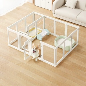 USMILEPET Vente en gros de nouveaux produits Clôture pour chien en résine acrylique Nid de <span class=keywords><strong>lapin</strong></span> Grande cage pour petit chien pour stylos pour animaux de compagnie <span class=keywords><strong>Intérieur</strong></span> - Product Image 1