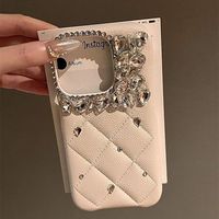 Étui de téléphone de luxe avec paillettes de diamants et strass pour iPhone 18 16 15 14 13 15 Pro Max, coque élégante et scintillante, 16 Pro Max