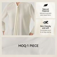 Robe d'été 2026 JINFENGYUAN 862536 en soie de mûrier de haute qualité, nouvelle collection, col en V, sans manches, couleur unie, élégante pour femme