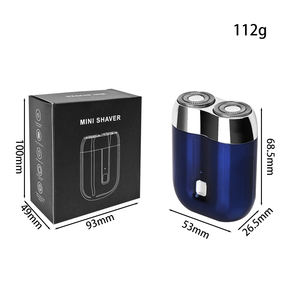 Mini Afeitadora Eléctrica Impermeable IPX7, Recargable, Portátil, de Viaje, con Doble Cabezal para Hombres, Uso en Exteriores - Product Image 3