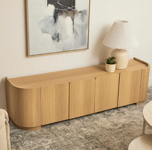 Desain Stylish untuk Solusi kabinet tv yang melengkung Serbaguna