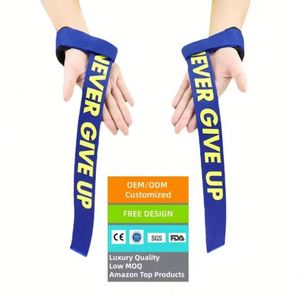 Correas de Muñeca Deportivas Personalizadas OEM, Correas de Neopreno para Levantamiento de Pesas y Powerlifting, Accesorio de Gimnasio Unisex Negro - Product Image 6