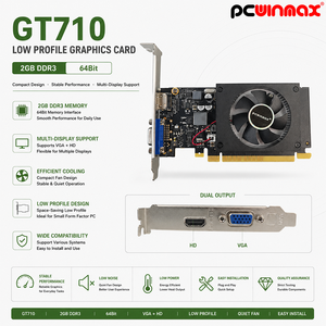 <span class=keywords><strong>Tarjeta</strong></span> <span class=keywords><strong>de</strong></span> <span class=keywords><strong>Video</strong></span> PCWINMAX Original GT 710 <span class=keywords><strong>2GB</strong></span> GDDR3 64Bit VGA Plug-and-Play <span class=keywords><strong>para</strong></span> Actualización <span class=keywords><strong>de</strong></span> <span class=keywords><strong>PC</strong></span> <span class=keywords><strong>de</strong></span> Escritorio Legacy y Juegos Ligeros - Product Image 2