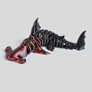 Divertida Figura de Tiburón Martillo Impresa en 3D, Diseño Esculpido de Alta Definición, Ideal para Coleccionistas - Product Image 1
