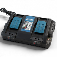 Chargeur double 18V DC18RD pour batteries Li-ion 14,4-18V BL1830/B1415/B1430/B1850/B1860, chargeur rapide 3A