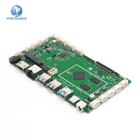 Placa Base Industrial Integrada YC-P3566 V20 RK3566, 1TOPS RKNN NPU, Decodificación de Video 4K, con POE, Pantalla Múltiple