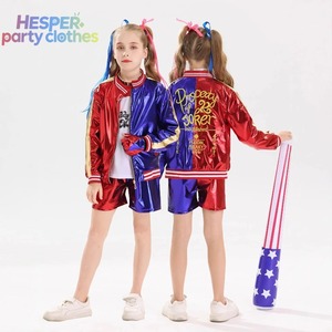 Disfraz de Payaso de Halloween para Niñas, HESPER Suicide Squad Echo, Traje de Poliéster con Estampado de Personajes - Product Image 1