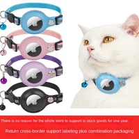 Collier de localisation réfléchissant personnalisé pour animaux de compagnie Article anti-perte pour chat avec traqueur pour animaux de compagnie Airtag Collier de localisation de voyage en plein air
