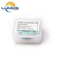 Kit Optik Fokus Laser Serat D37 F100mm Pra-Rakit dengan Cincin Adaptor Logam, Suku Cadang Perawatan OEM untuk Kepala Raytools BS12K