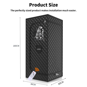 YEETE ポータブル折りたたみ式スチームサウナテント - 家庭用全身ウェットスチームスパ、寝室/別荘で素早く設置可能 - Product Image 3