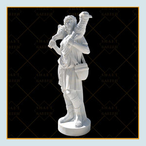 Offre Spéciale statue grandeur nature de chrétiens en marbre du bon <span class=keywords><strong>berger</strong></span> portant une sculpture de lampe - Product Image 5