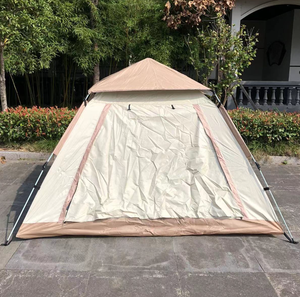 Carpa de Camping Automática Beige y Verde Azulado, de Venta Caliente, para 3-4-5-6 Personas, Tipo de Armazón Recto, Instalación Instantánea para Acampar al Aire Libre - Product Image 2