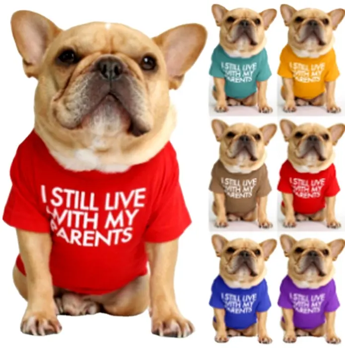 2021 la migliore vendita vestiti del cane di fabbrica del commercio all'ingrosso di personalizzazione dog t Shirt
