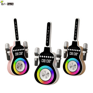 Ensemble de lecteur karaoké de combinaison de chansons de ligne de guitare créative <span class=keywords><strong>avec</strong></span> affichage des <span class=keywords><strong>paroles</strong></span> Haut-parleur portable multifonctionnel - Product Image 1