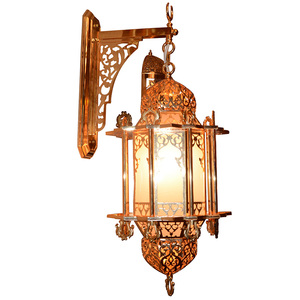 Люстра в арабском стиле, домашний декор, подвесной светильник, железная Подвесная лампа ручной работы золотого цвета - Product Image 3