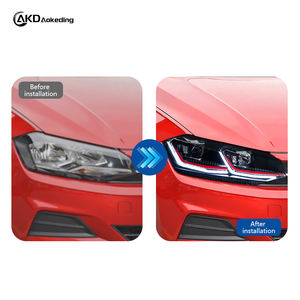 Faro Delantero para Automóvil, Estilo Polo, Lente de Proyector LED, 2017-2021, Vento <span class=keywords><strong>Virtus</strong></span>, Señal Dinámica DRL, Accesorio Automotriz - Product Image 3