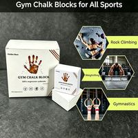 Bloc de craie de gym 100% carbonate de magnésium pur, antidérapant, pour la musculation, l'escalade, la gymnastique, le crossfit, à séchage rapide