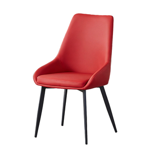 Sedia da Studio con <span class=keywords><strong>Angoli</strong></span> Arrotondati, Design Sicuro, Cuciture Resistenti, Superficie Anti-Usura, Sedia da Pranzo in Pelle PU - Product Image 4