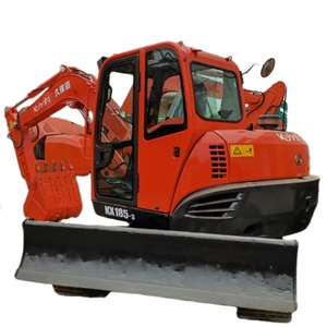 Utilisé pour l'excavatrice Kubota KX185 Petite pelleteuse japonaise de 8.5 tonnes d'occasion avec composant moteur central - Product Image 1