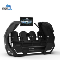 Usine directement vendre des fonctionnalités de haute technologie espace intérieur immersif expérience d'aventure de réalité virtuelle 4 joueurs DPVR E3S 4K VR