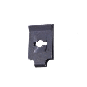Abrazadera de aleación de zinc para soporte de matrícula con diseño en forma de U y base de tornillos - Product Image 1