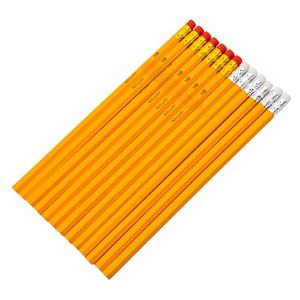 HUA Wholesale Custom Yellow HB <strong>Pencil</strong> with Eraser Wooden Hexagonal Standard <strong>Pencils</strong> Personalized by Design - Product Image 5