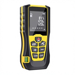 Laser Distance Meter 50/70/100m With Roll <b>Wheel</b> Curved Surface Measurement High Precision Digital Display For Home DIY Use - Product Image 5