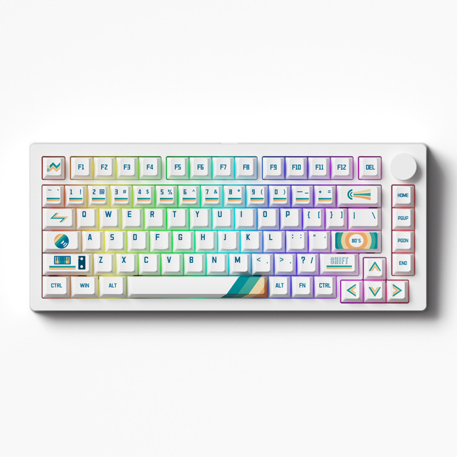 For M1 V5 VIA 1980 Series 75% Mechanical Gaming Keyboard Aluminum Case Magnetic Switches for 5.0 RGB Backlit 1000Hz