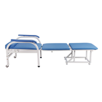 Fauteuil médical pliable multifonctionnel pour accompagnement hospitalier, prix de gros, pour mobilier hospitalier