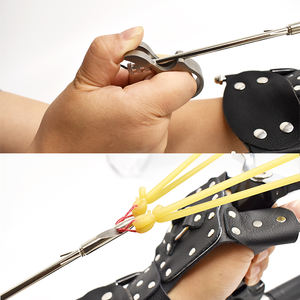 Piaoyu Angeln <span class=keywords><strong>Pro</strong></span> Archery Sling shot Hochwertiges, zusammen klappbares Outdoor-Schieß zubehör aus Aluminium mit Jagd set Gummis chleuder - Product Image 6