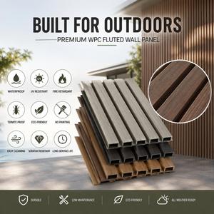 Panneau de grille insonorisant moderne en PVC pour la décoration intérieure avec effet LED - Product Image 2